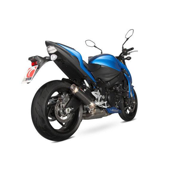 Scorpion Exhaust Suzuki GSX-S 1000 / GSX-S 1000 F 2015 - 2020 RP1-GP Slip-on Carbon Fibre Sleeve